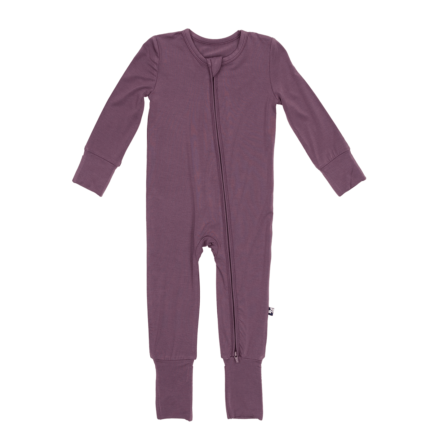 Convertible Footed Romper in Currant
