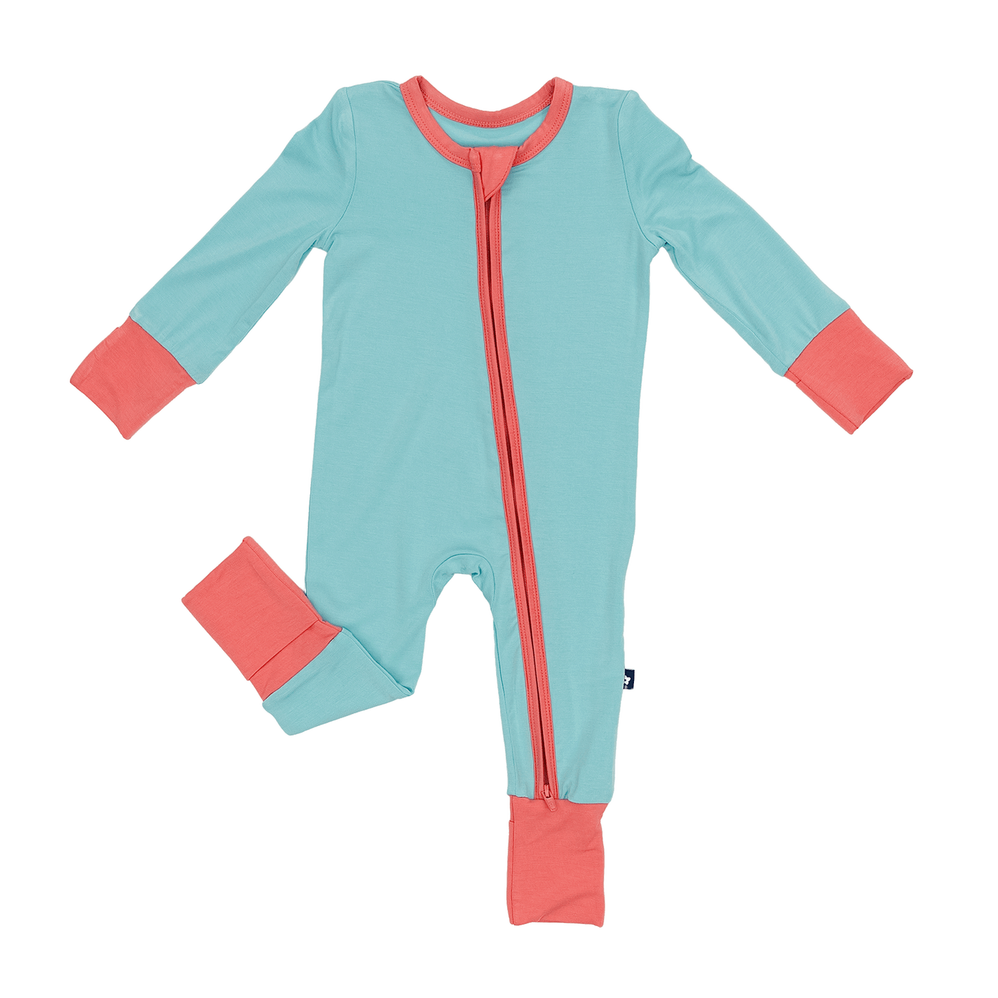 Limited Edition Convertible Footed Romper in Electric Blue