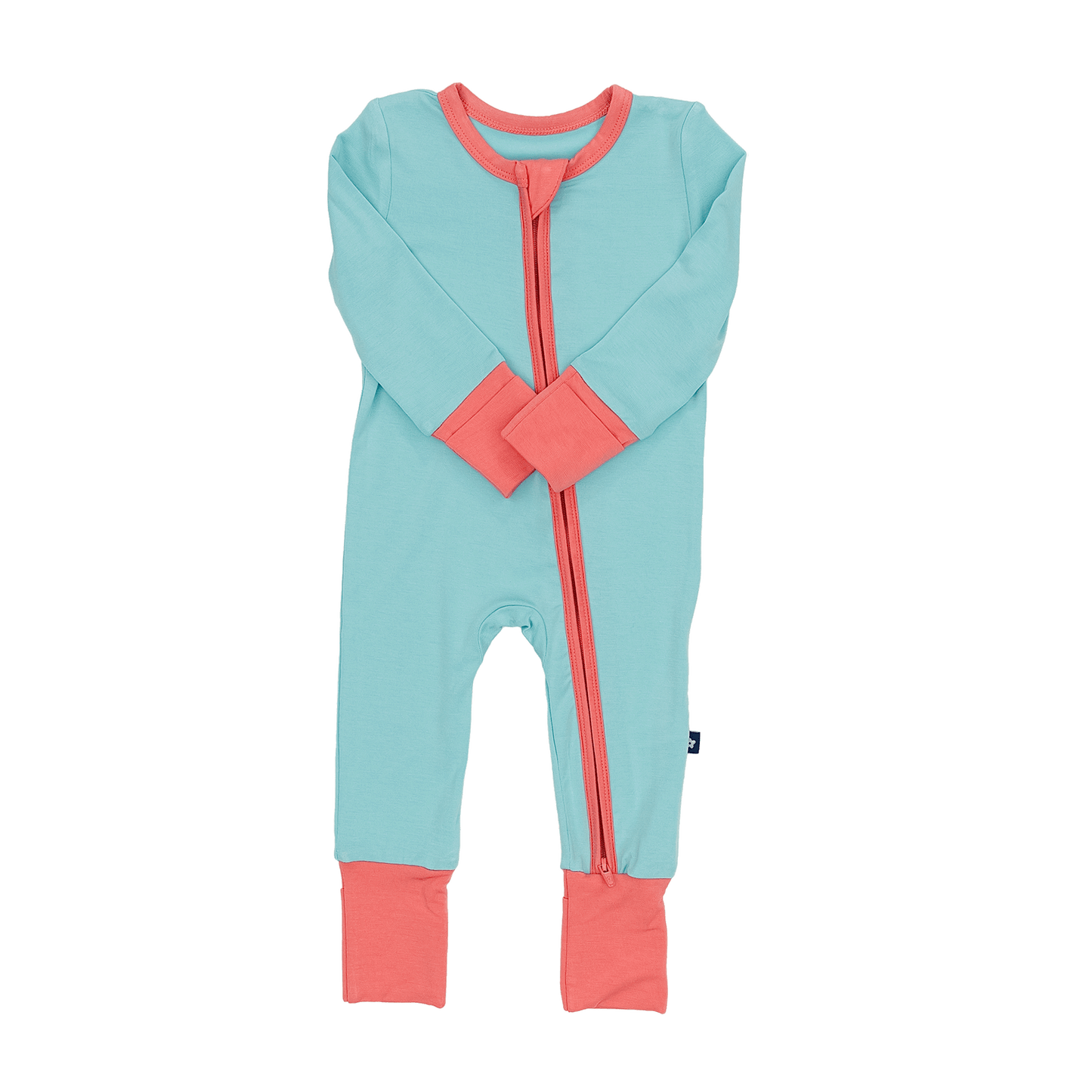 Limited Edition Convertible Footed Romper in Electric Blue