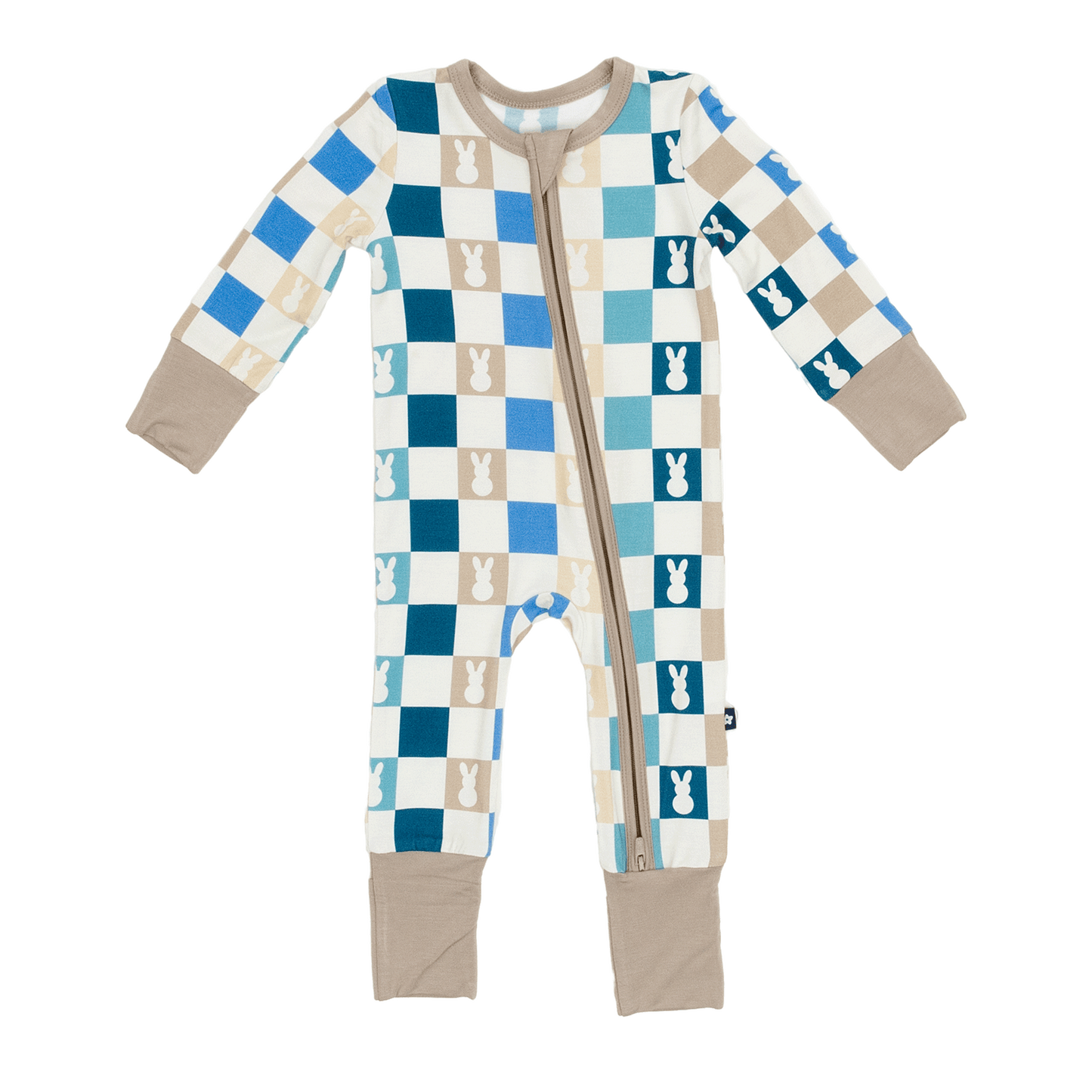 Convertible Footed Romper in Hopscotch