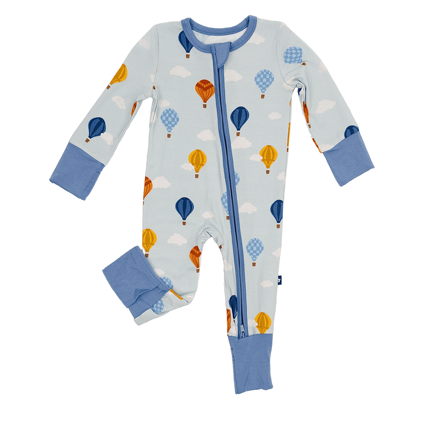 Convertible Footed Romper in Hot Air Balloons