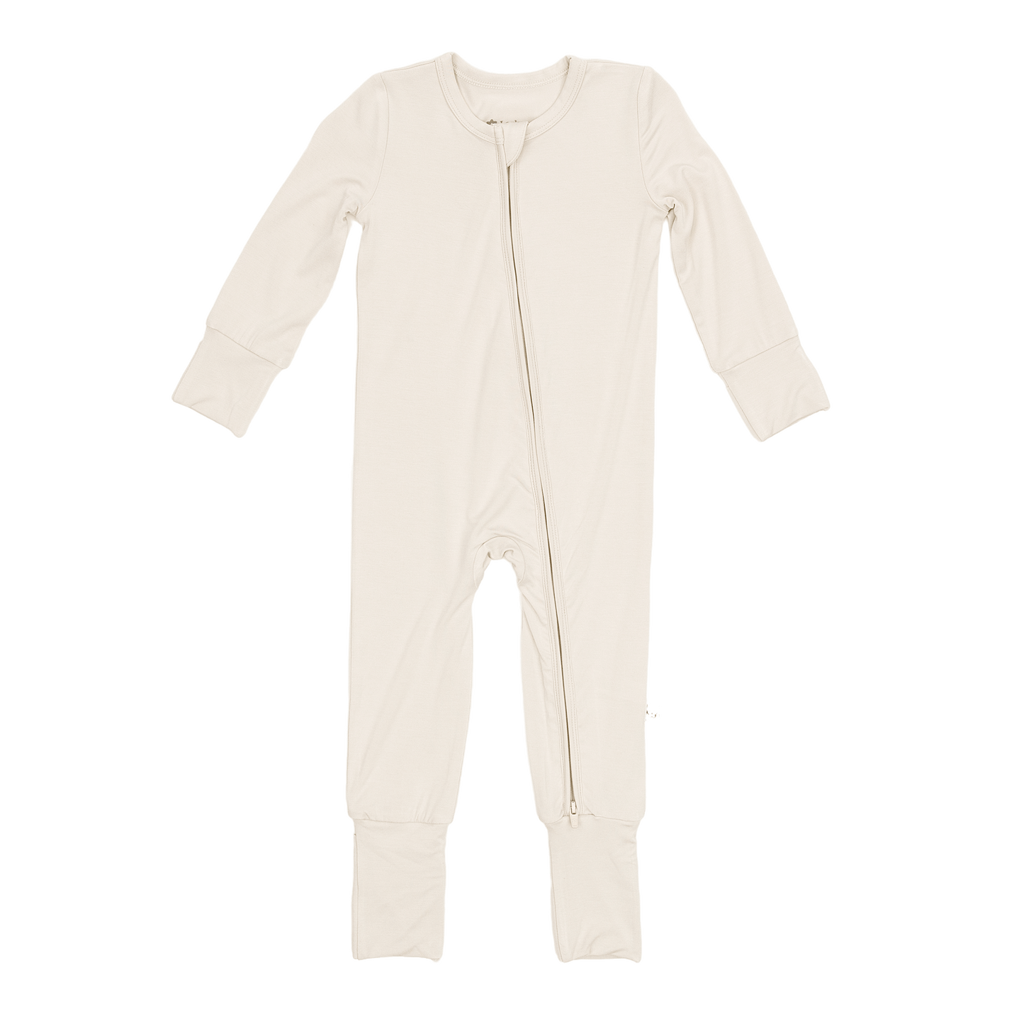 Convertible Footed Romper in Oat