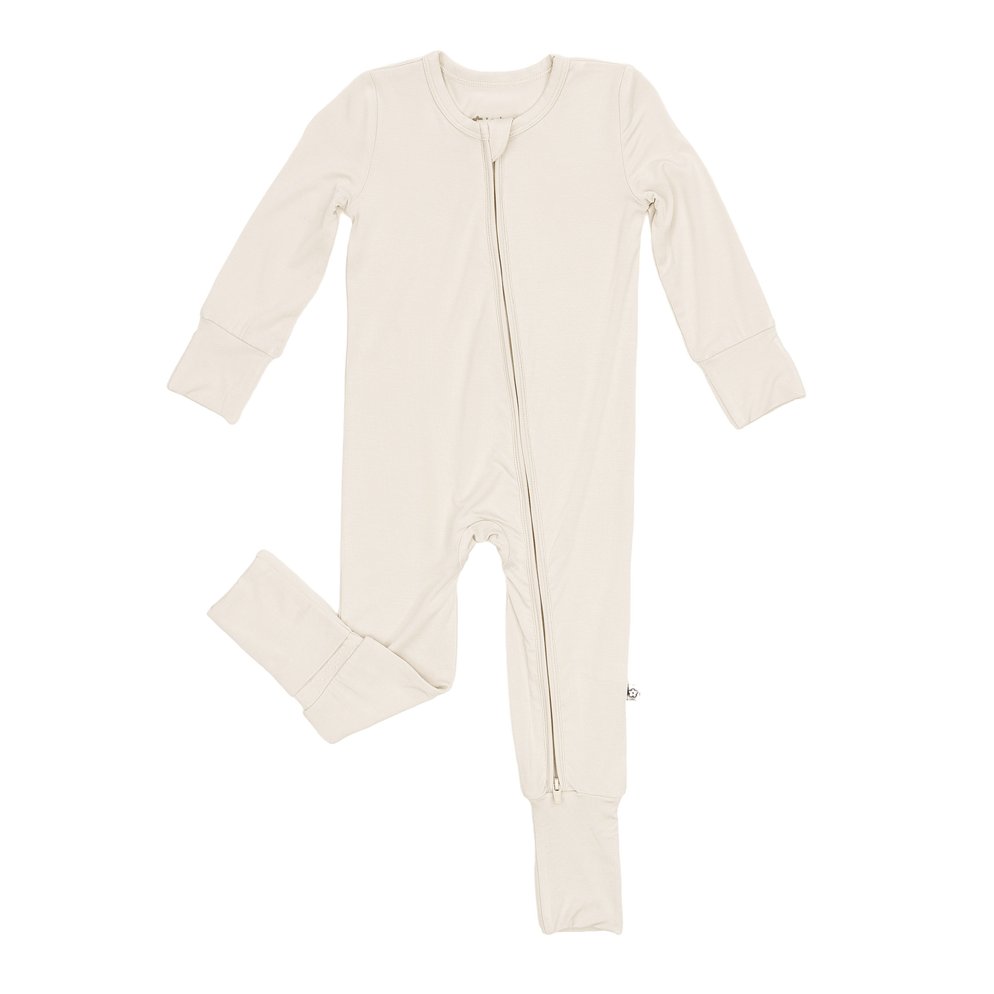 Convertible Footed Romper in Oat