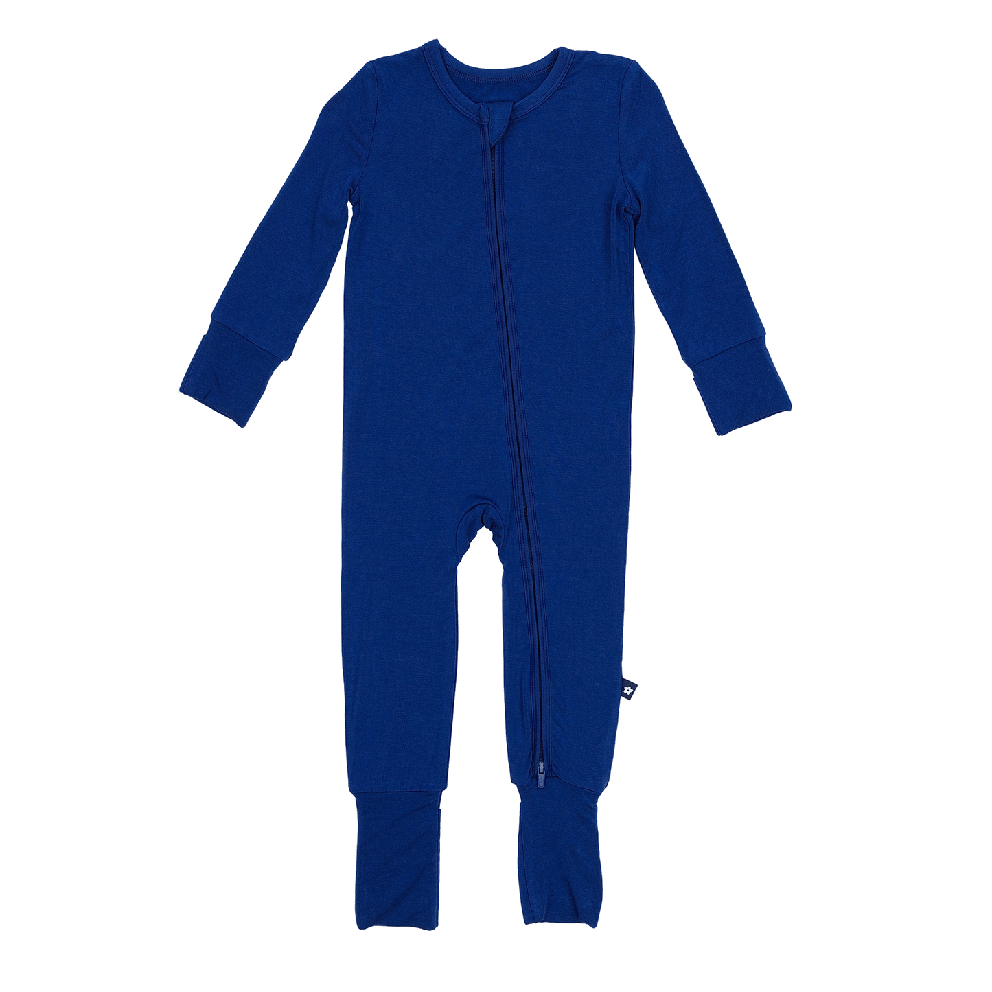 Convertible Footed Romper in Royal