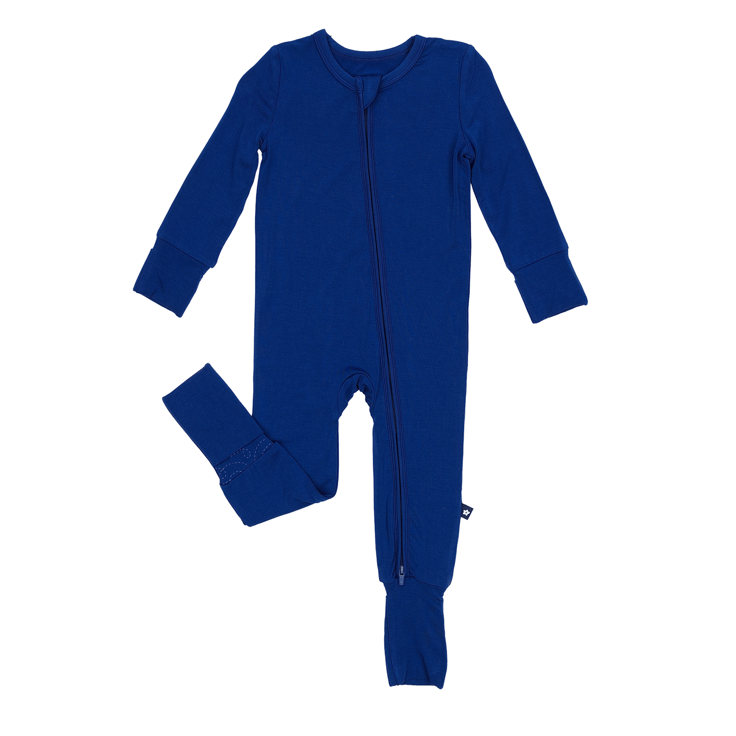 Convertible Footed Romper in Royal