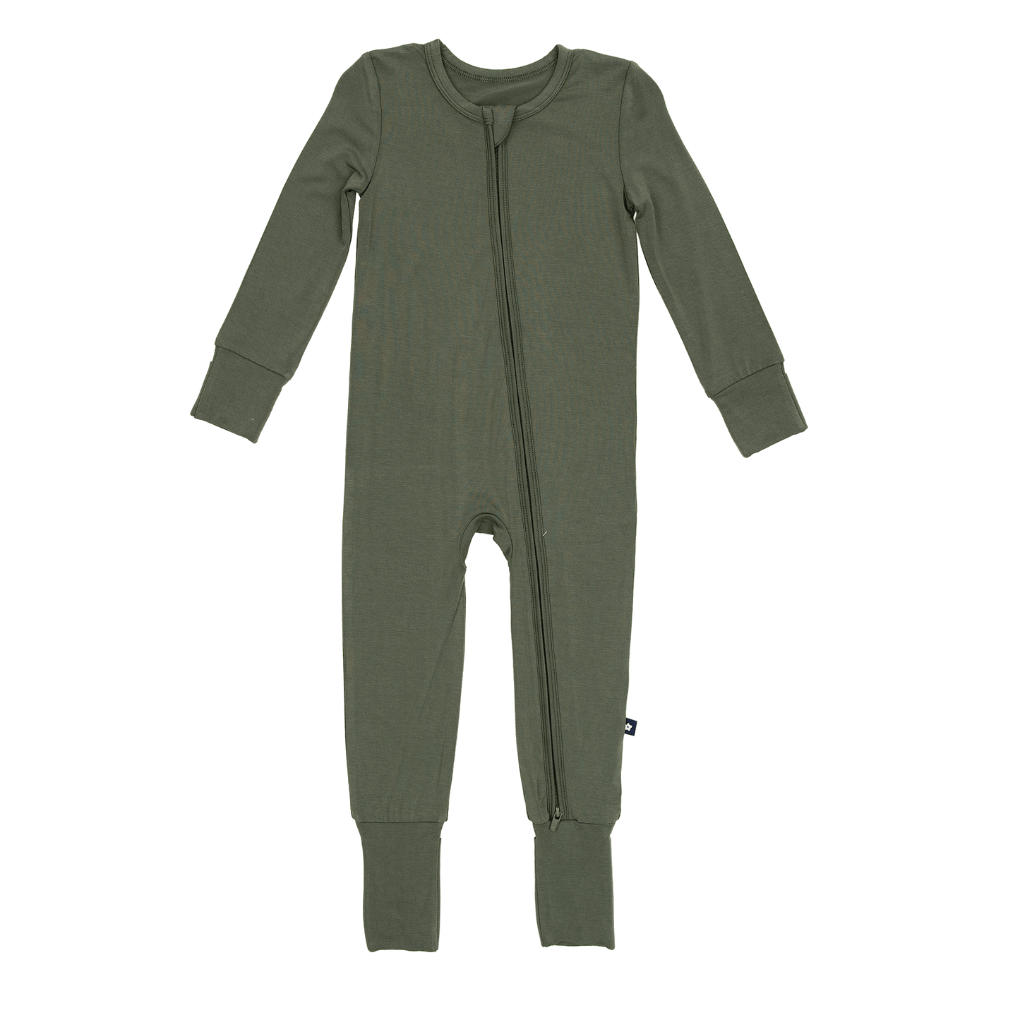 Convertible Footed Romper in Thyme