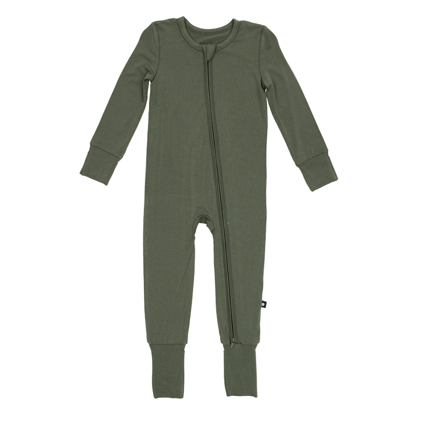 Convertible Footed Romper in Thyme