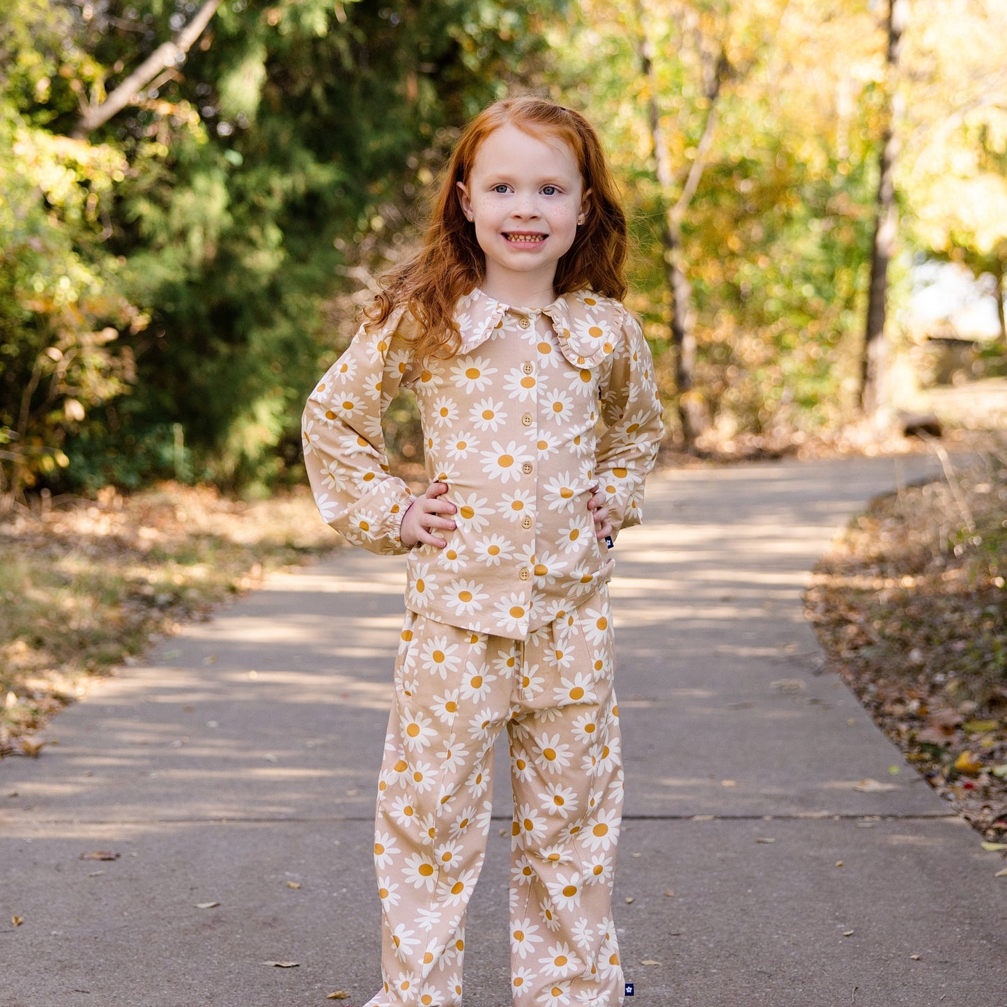 Barrel Pant in Daisy Days