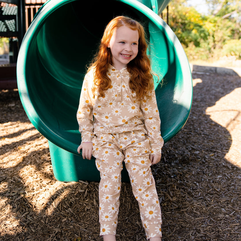 Hooded Sweat Set in Daisy Days