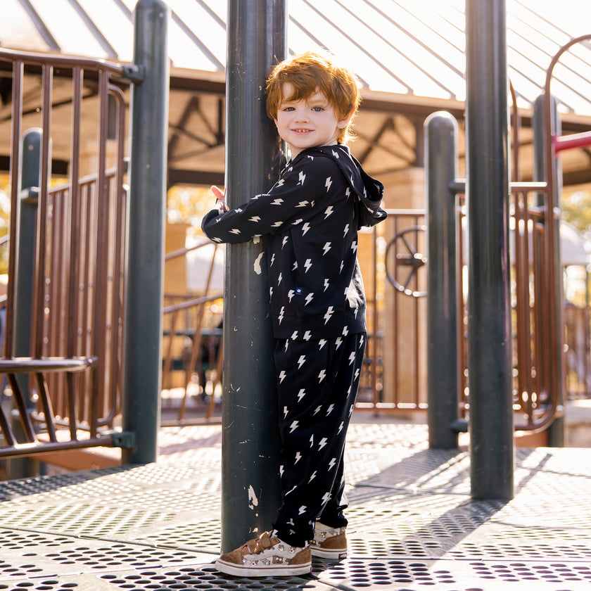 Hooded Sweat Set in Power Pop