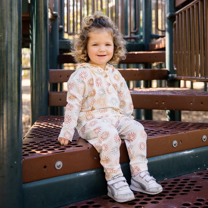 Hooded Sweat Set in Radiate Joy