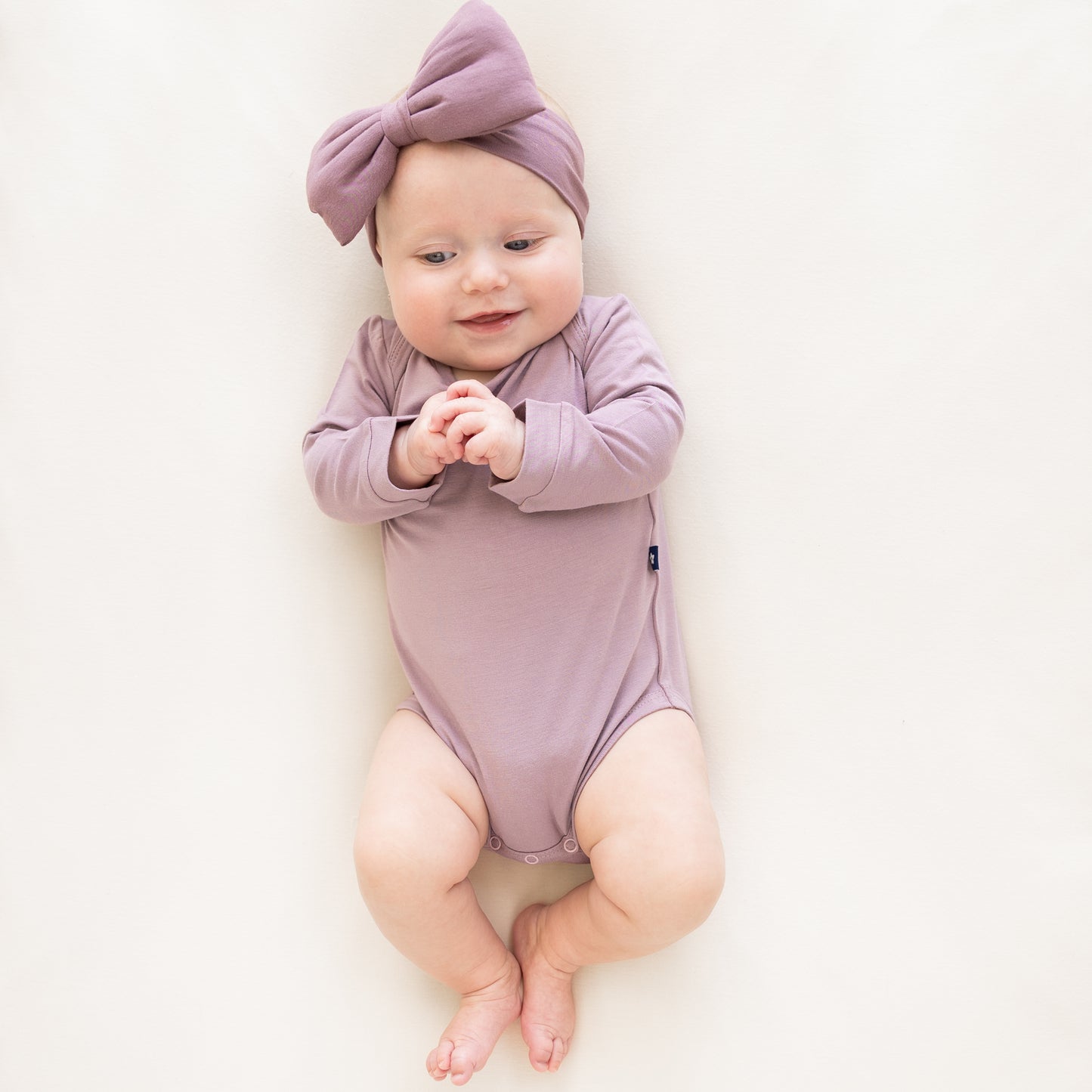 Long Sleeve Bodysuit in Grape