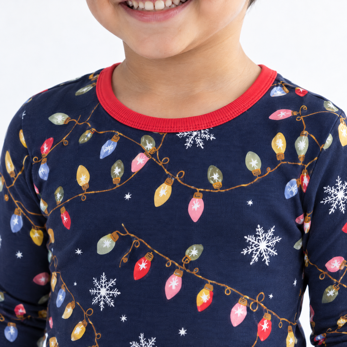 Long Sleeve Pajamas in Twinkle Night