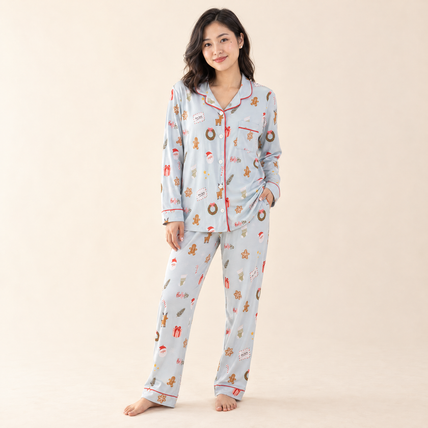 Women's Long Sleeve Pajamas in Seasonal Classics