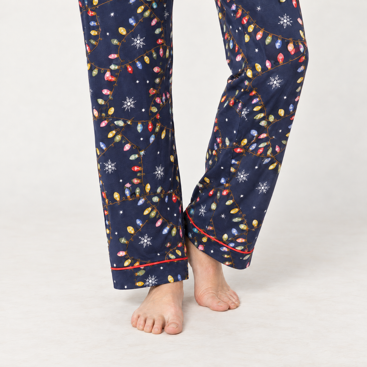 Women's Long Sleeve Pajamas in Twinkle Night