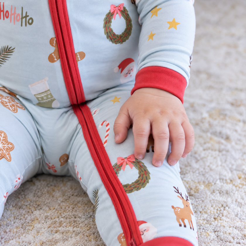 Zipper Romper in Seasonal Classics