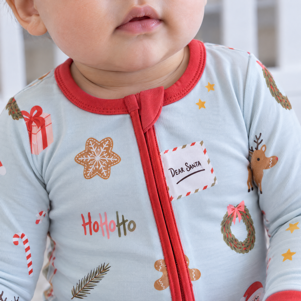 Zipper Romper in Seasonal Classics