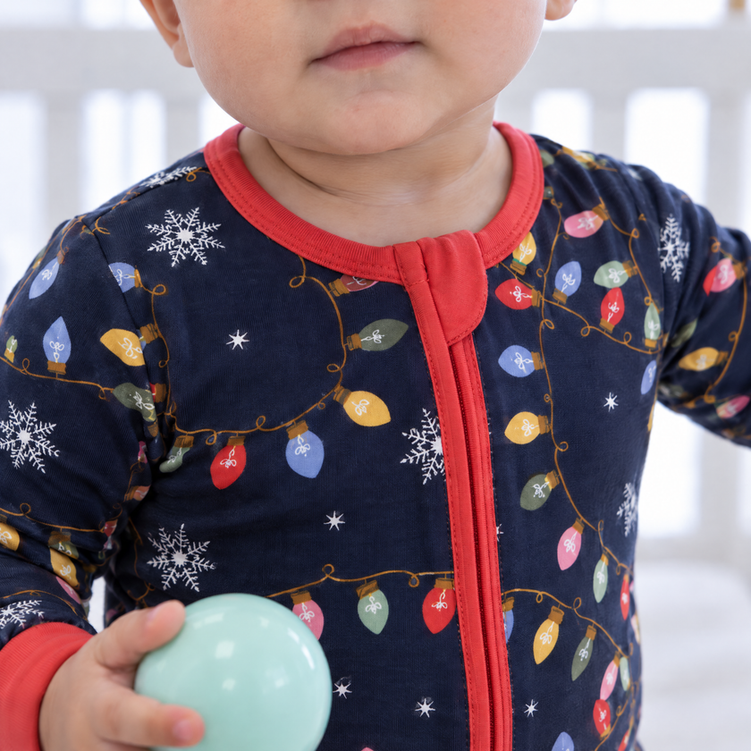 Zipper Romper in Twinkle Night