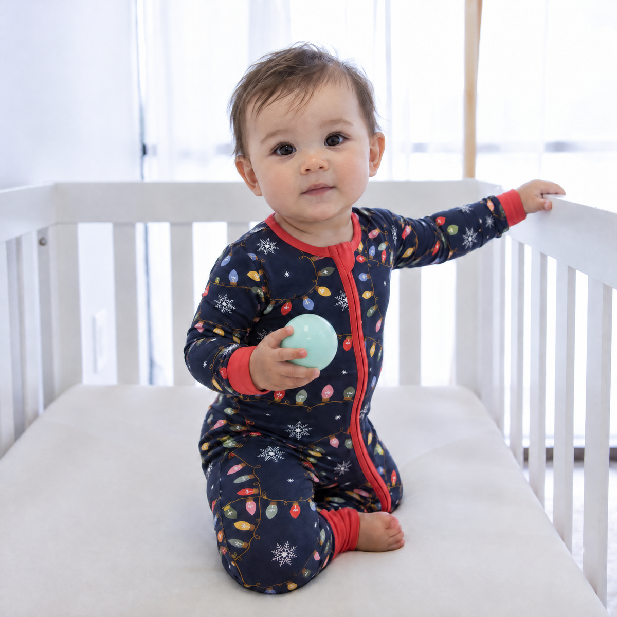 Zipper Romper in Twinkle Night