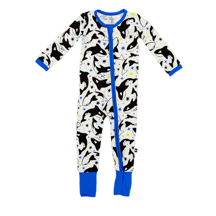 Convertible One Piece in Dancing Orcas