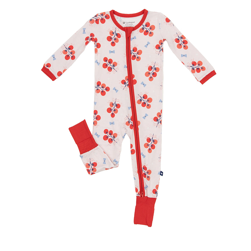 Convertible One Piece in Tomato Bouquets