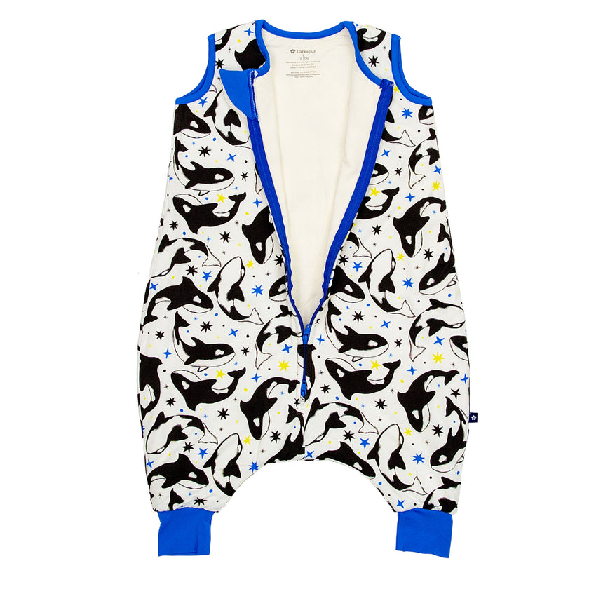 Sleep Bag Walker in Dancing Orcas 1.0 TOG