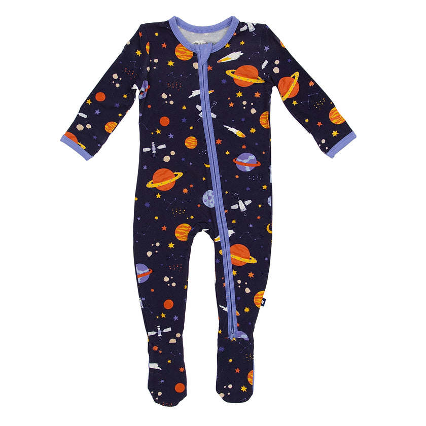 Zipper Footie in Planet Parade