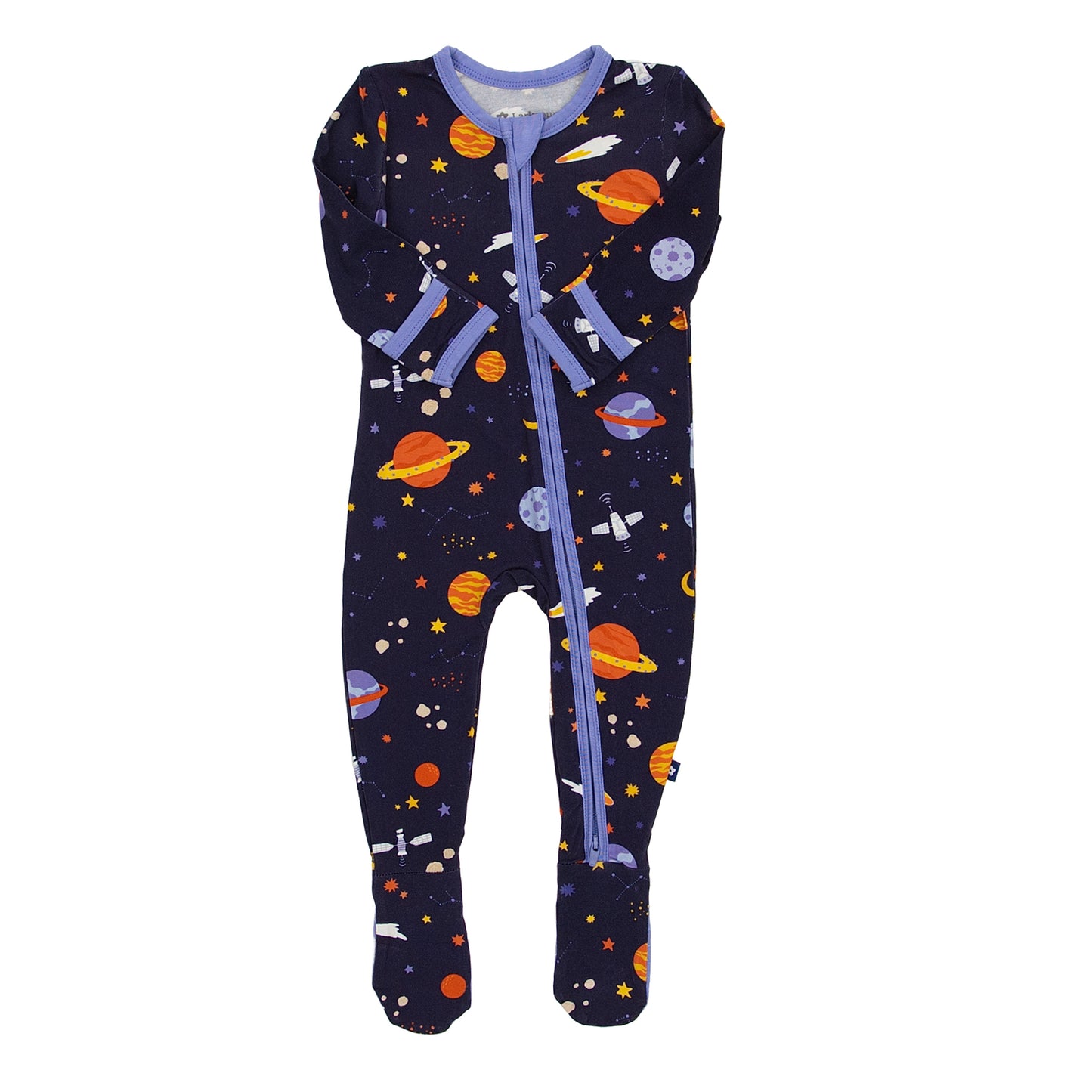 Zipper Footie in Planet Parade