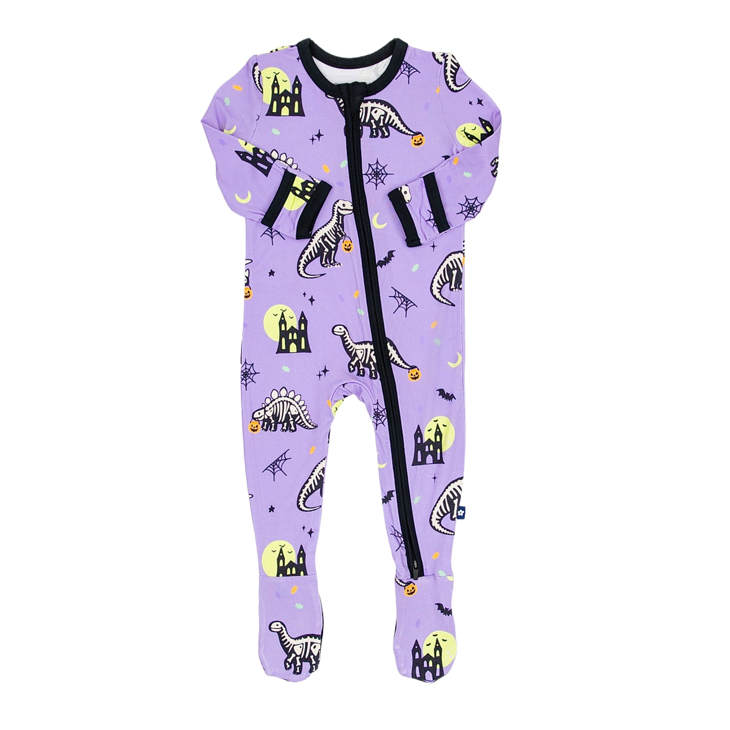 Zipper Footie in Spookysaurus