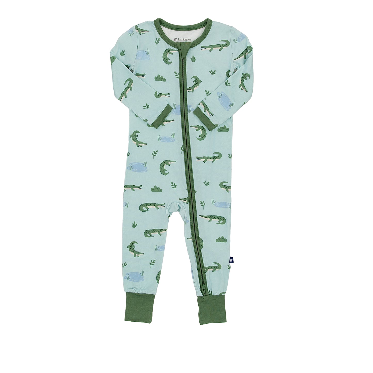 Zipper Romper in Croc and Roll