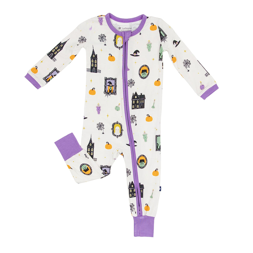 Zipper Romper in Monster Magic