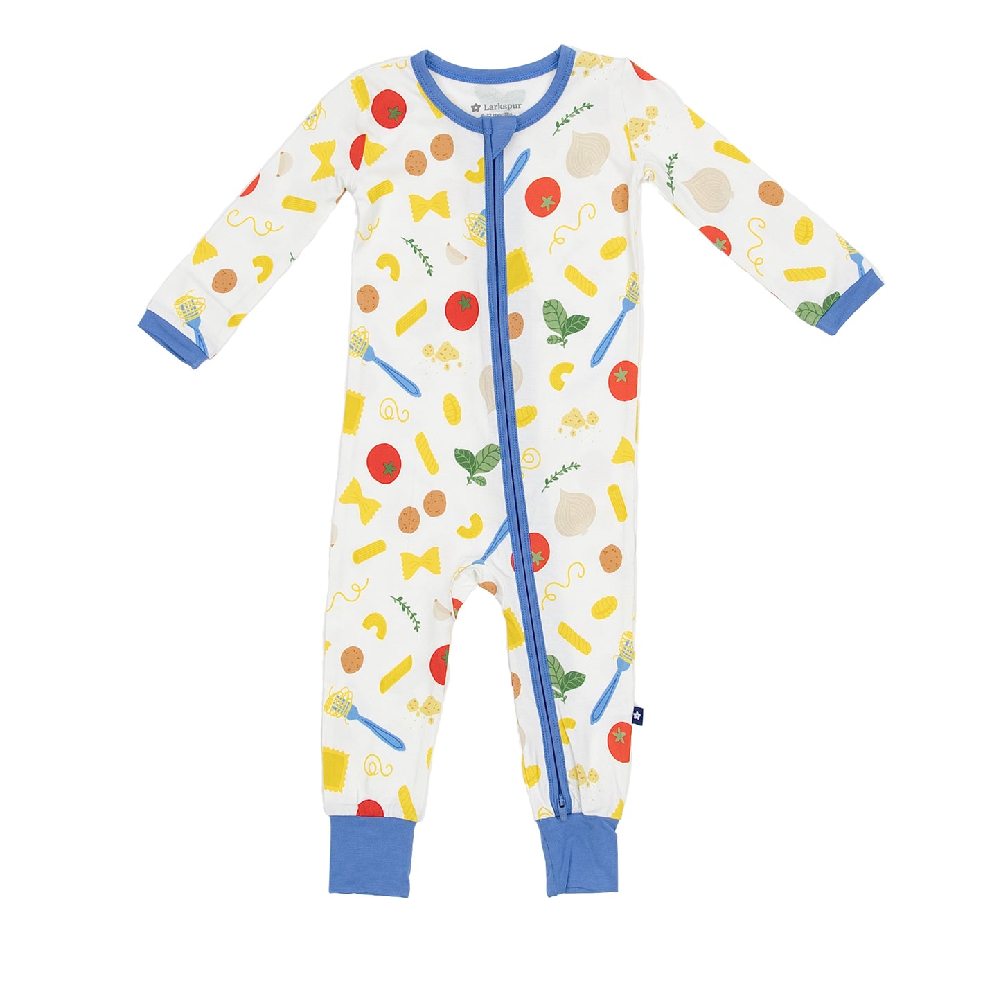 Zipper Romper in Noodle Doodle