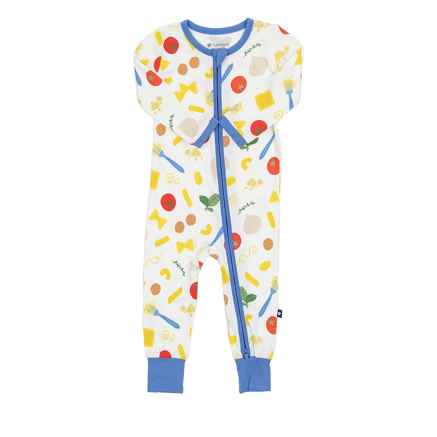 Zipper Romper in Noodle Doodle