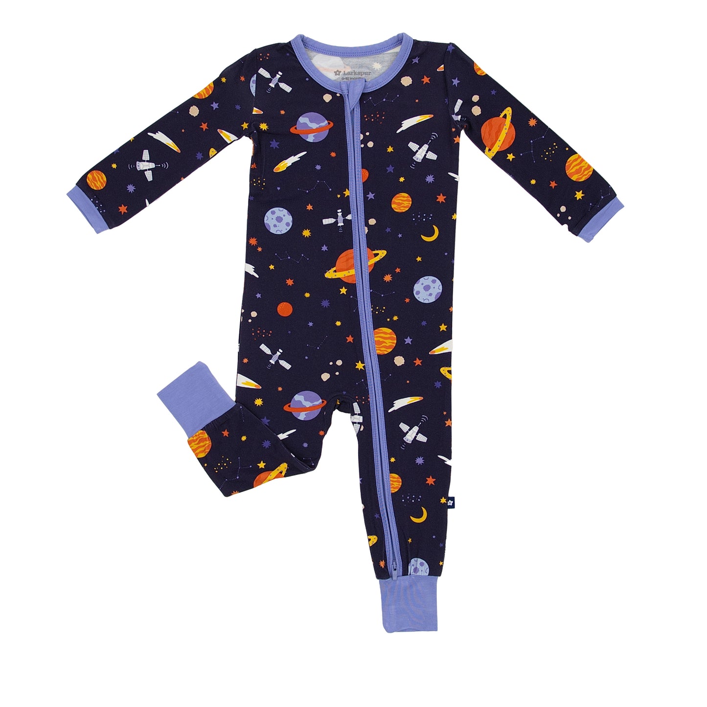 Zipper Romper in Planet Parade