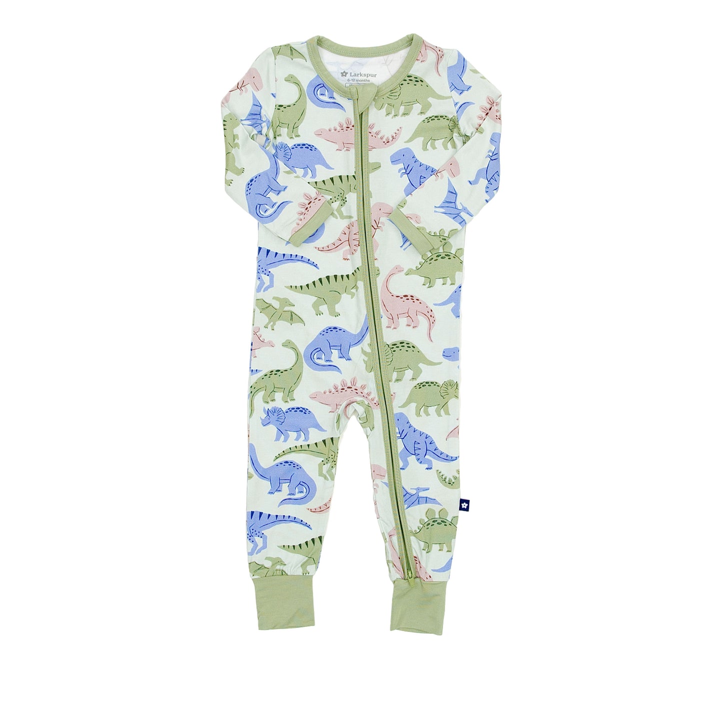 Zipper Romper in Playful Pups