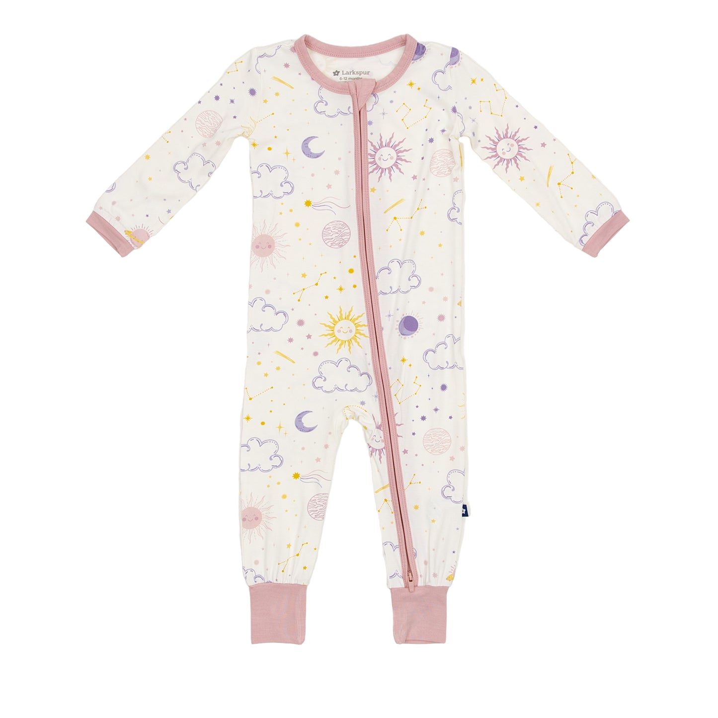 Zipper Romper in Stardust Dreams