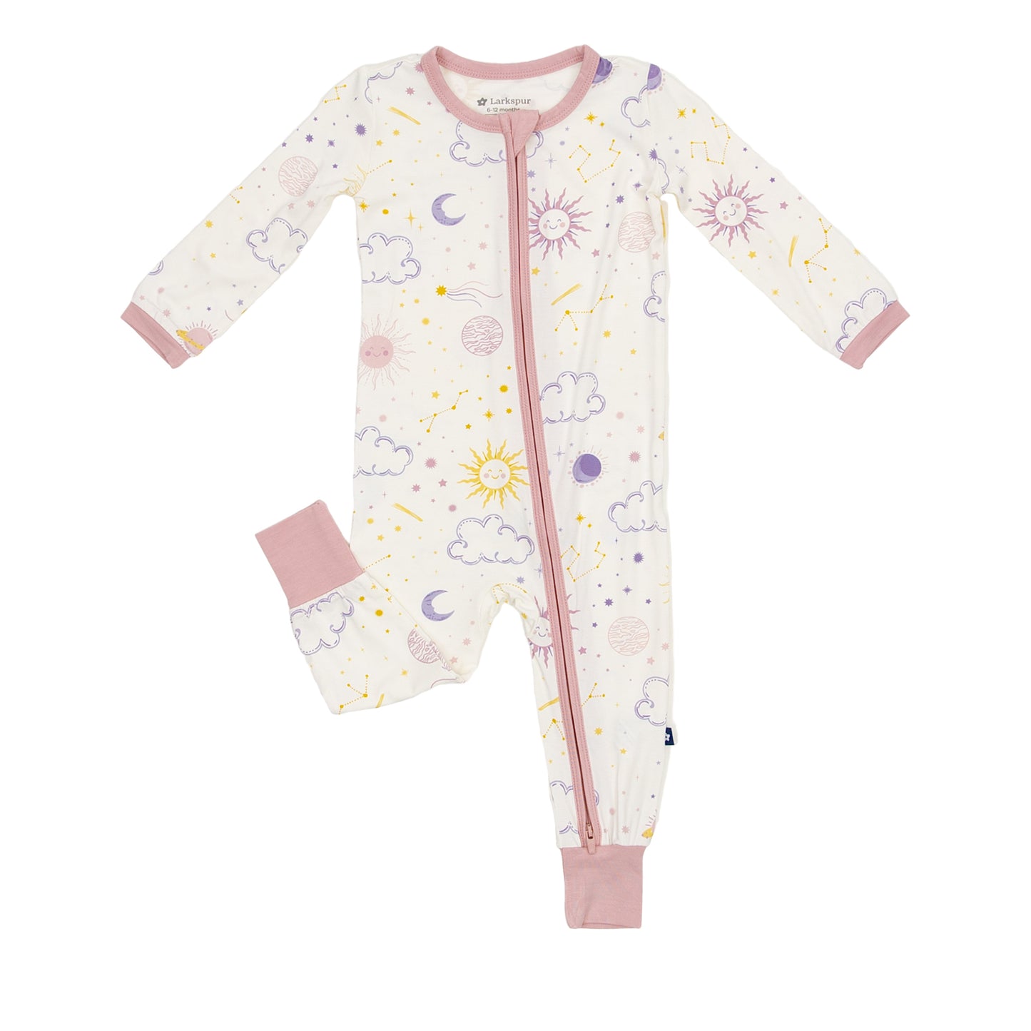 Zipper Romper in Stardust Dreams