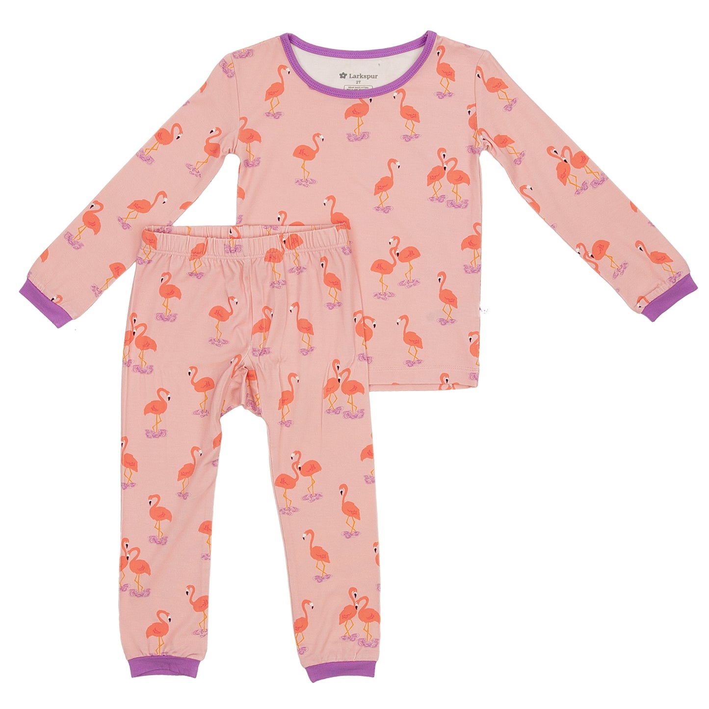Long Sleeve Pajamas in Flamingirls