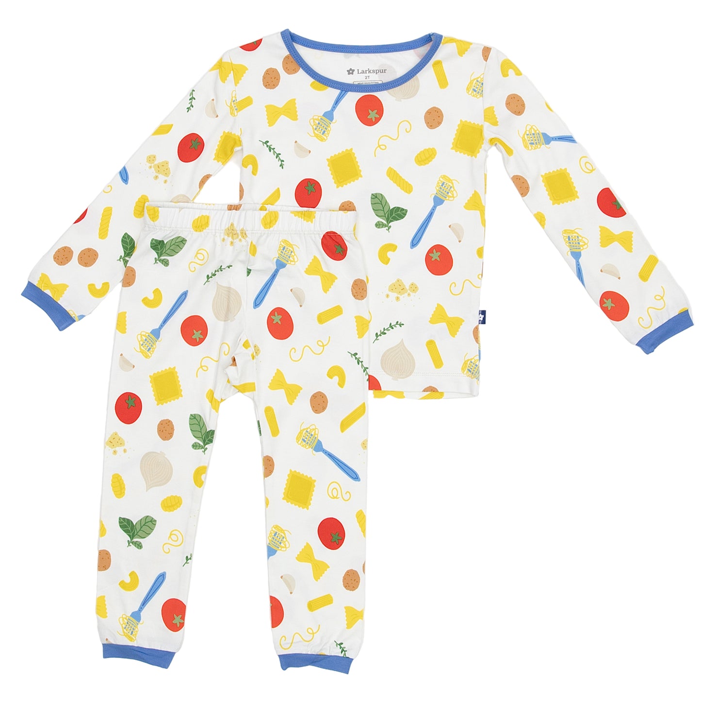 Long Sleeve Pajamas in Noodle Doodle