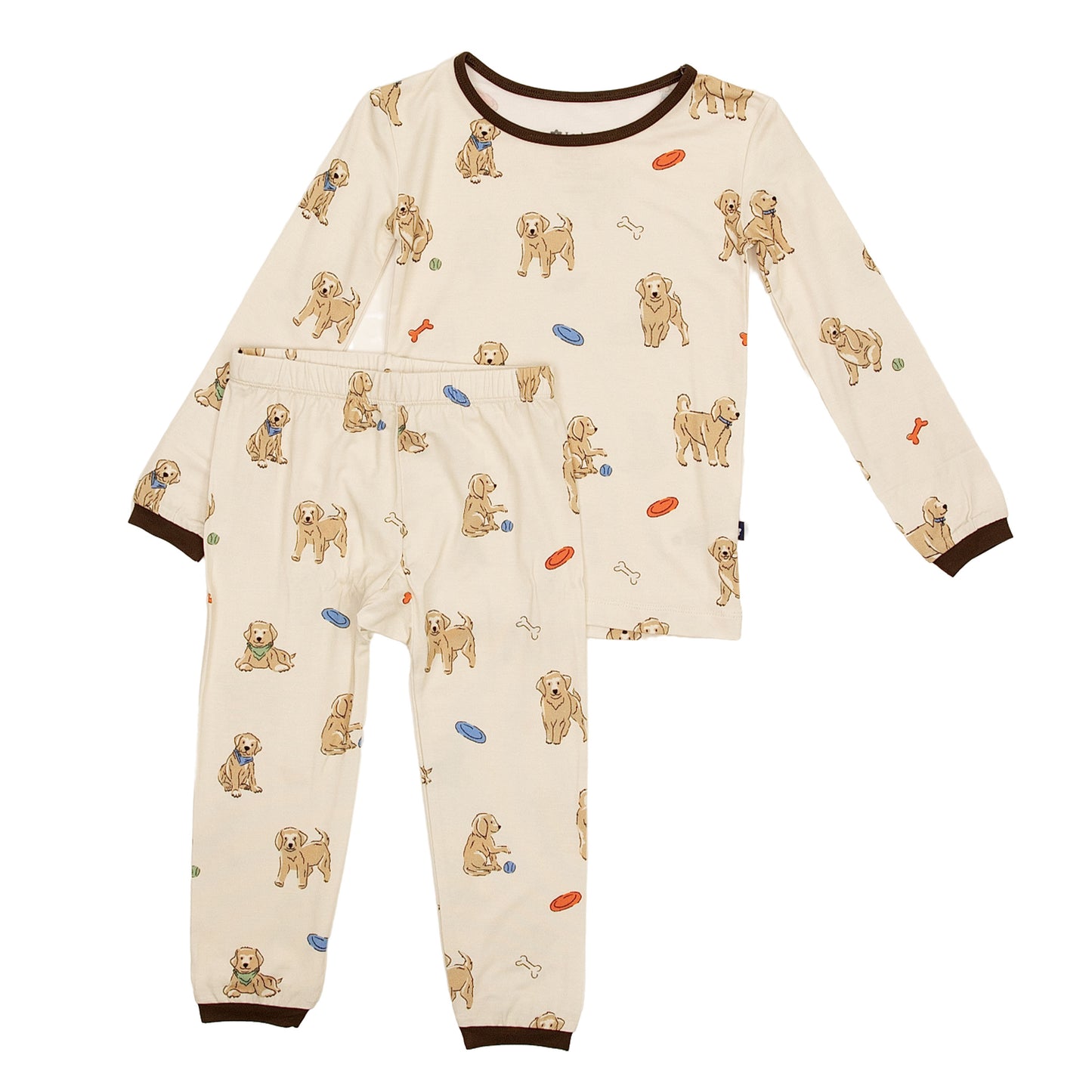 Long Sleeve Pajamas in Playful Pups
