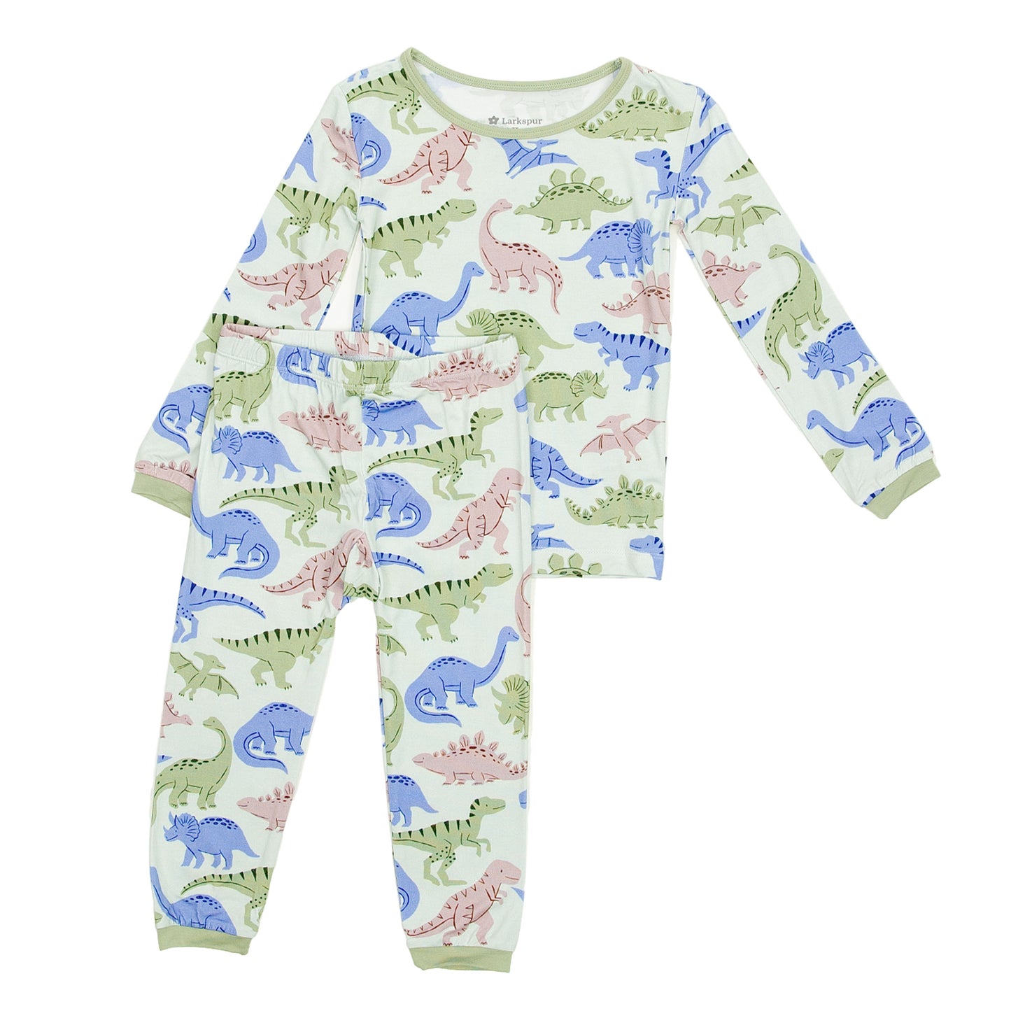 Long Sleeve Pajamas in Prehistoric Pals