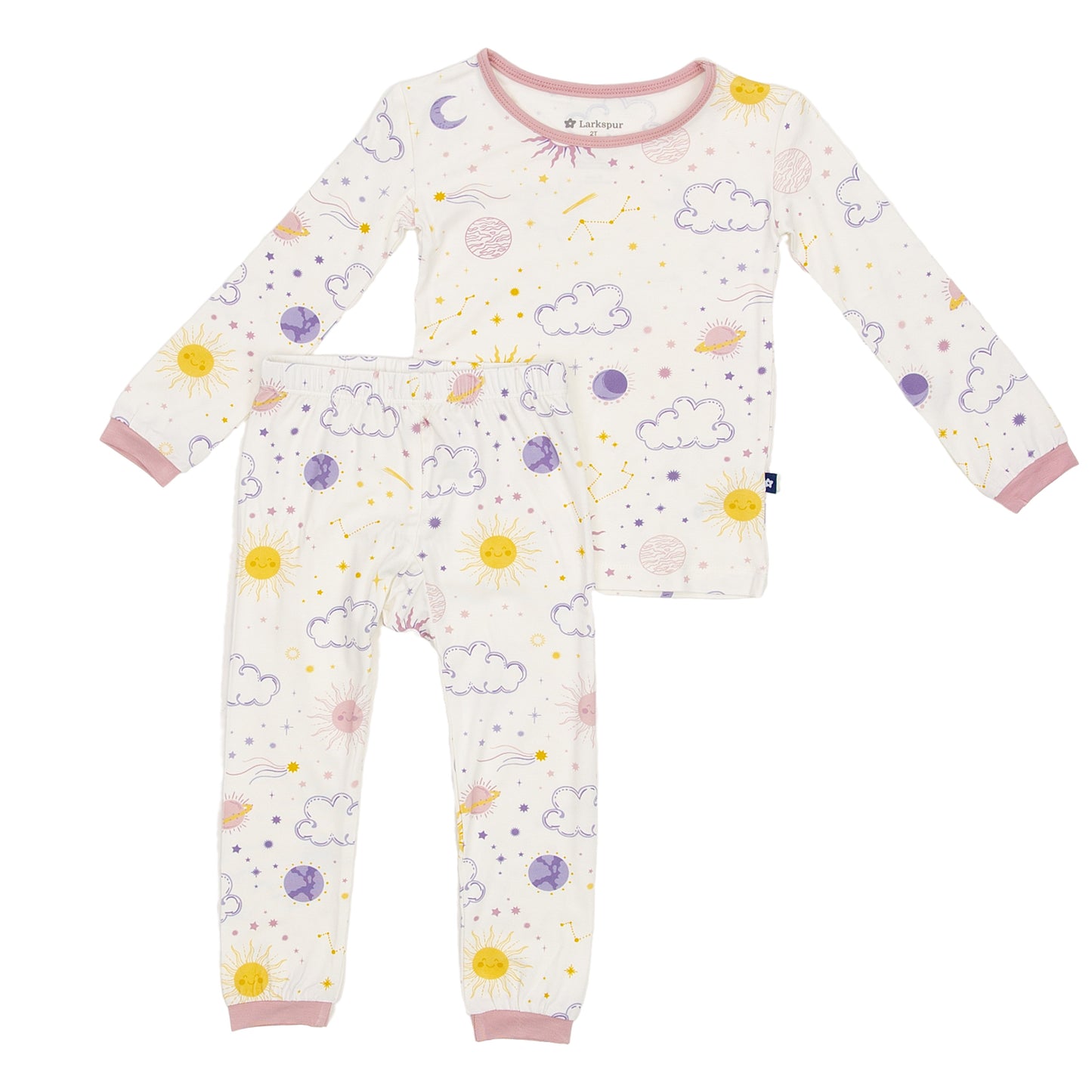 Long Sleeve Pajamas in Stardust Dreams