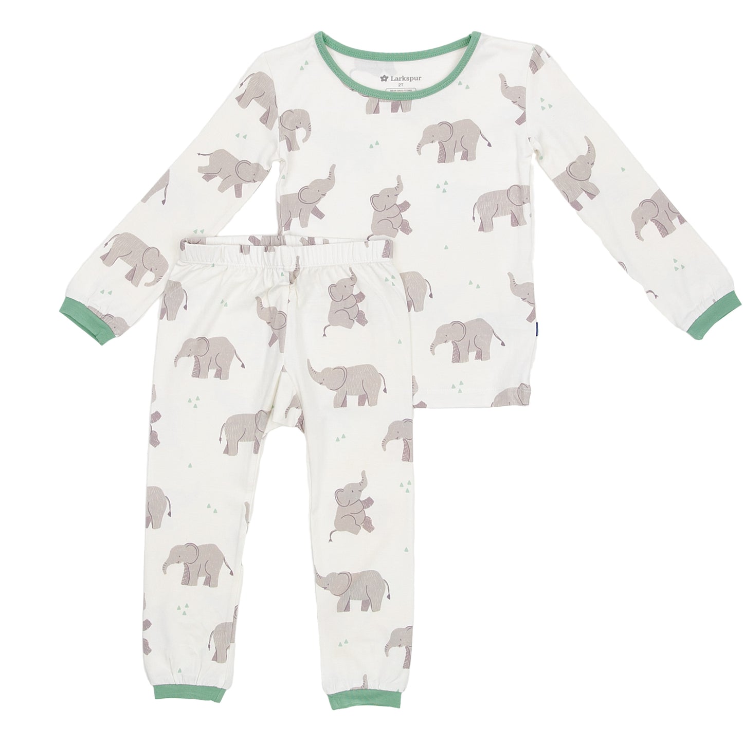 Long Sleeve Pajamas in Trunk Trails