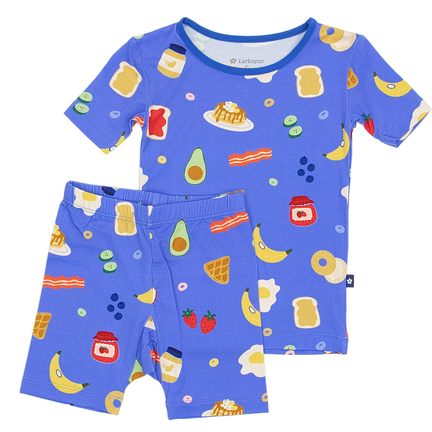 Short Sleeve Pajamas in Breakfast Club