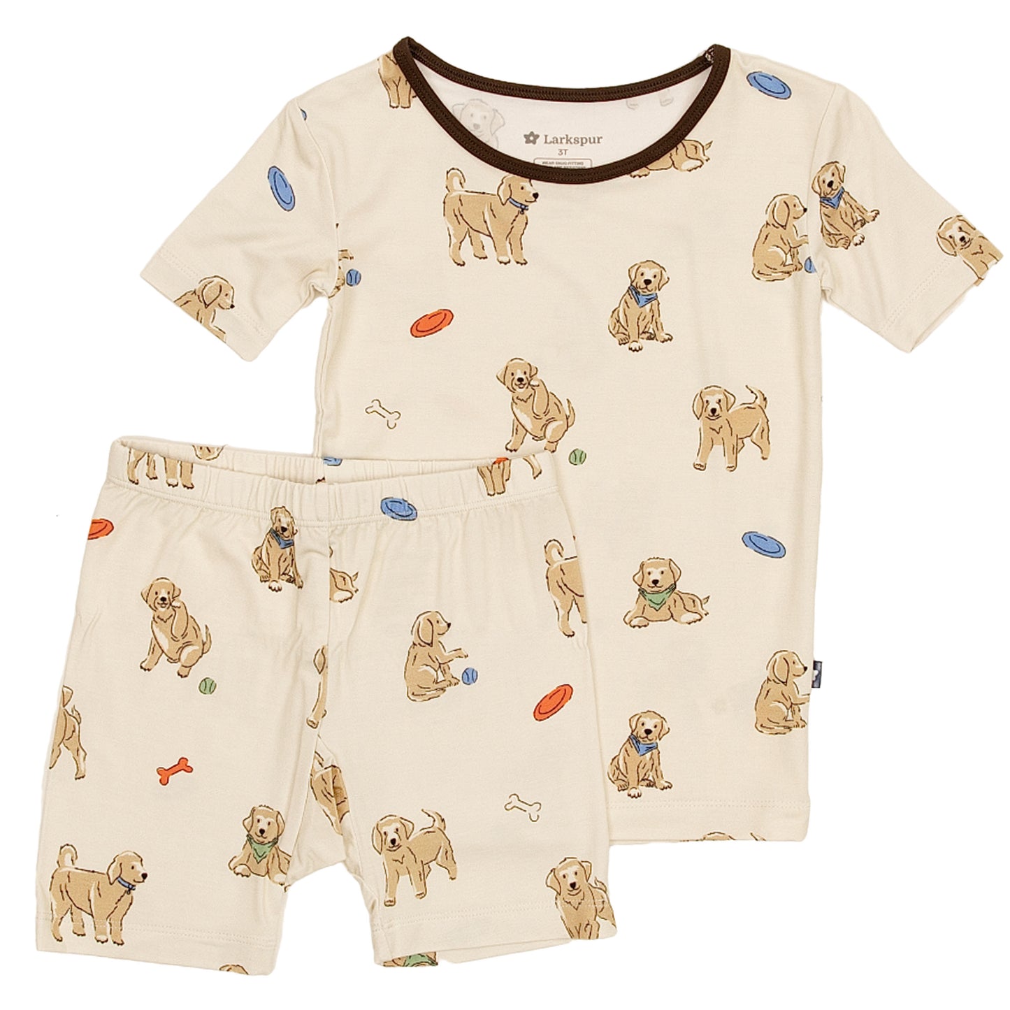 Short Sleeve Pajamas in Playful Pups