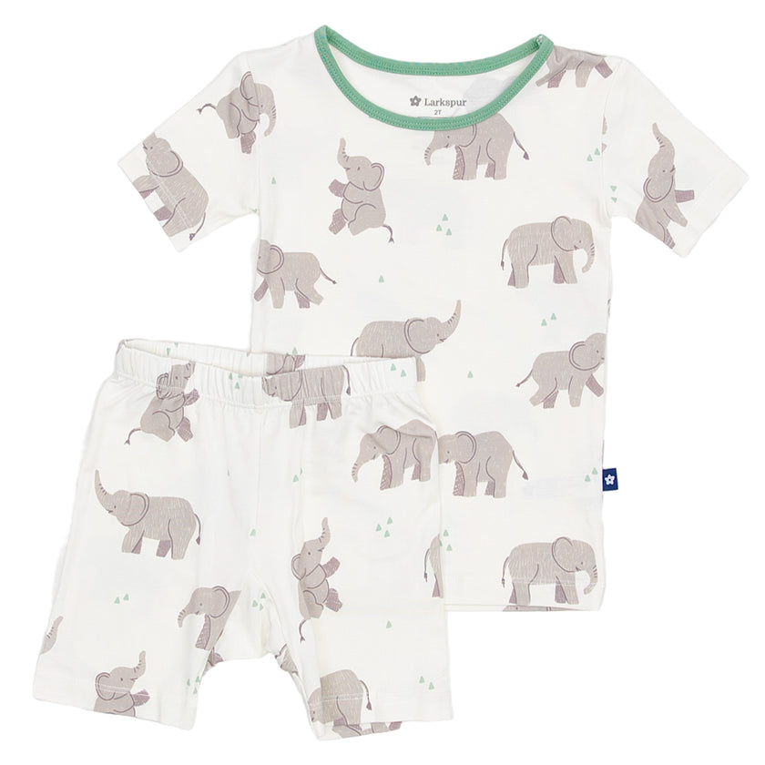 Short Sleeve Pajamas in Trunk Trails