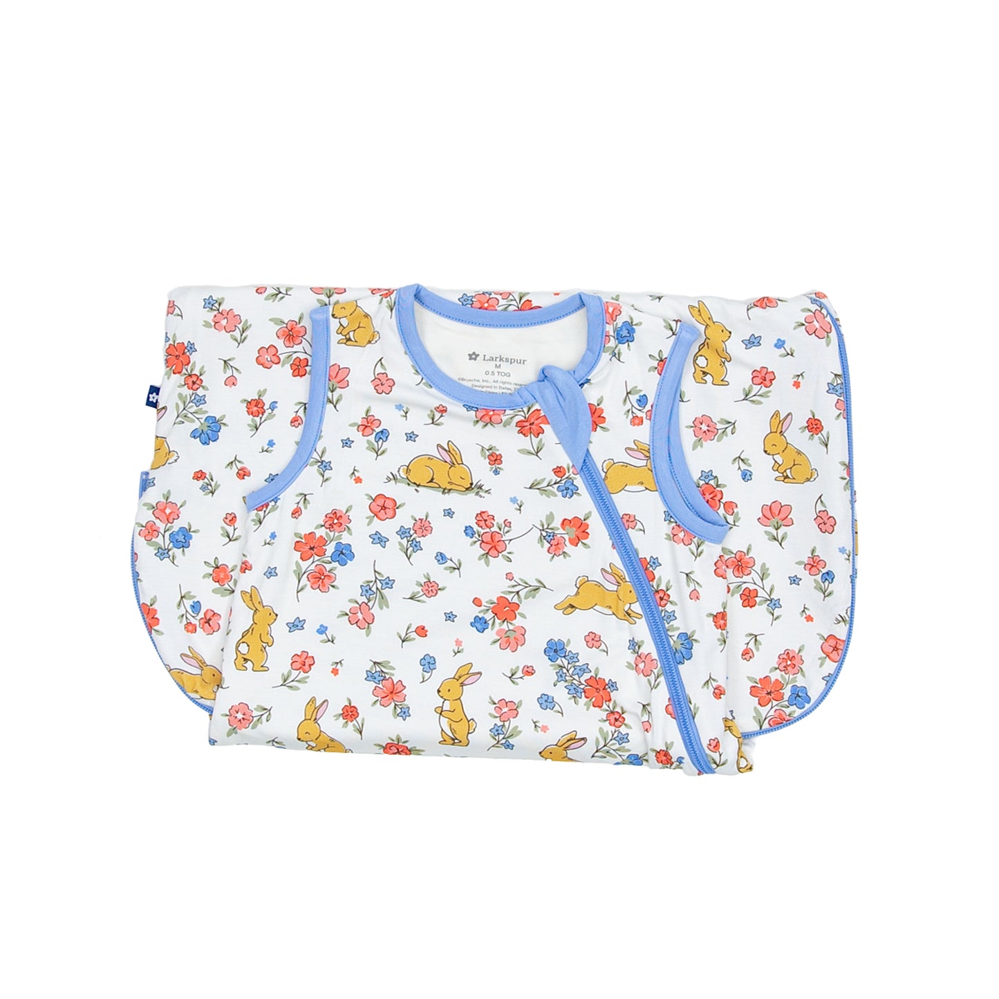 Sleep Bag in Summer Bloom Bunny 0.5 TOG