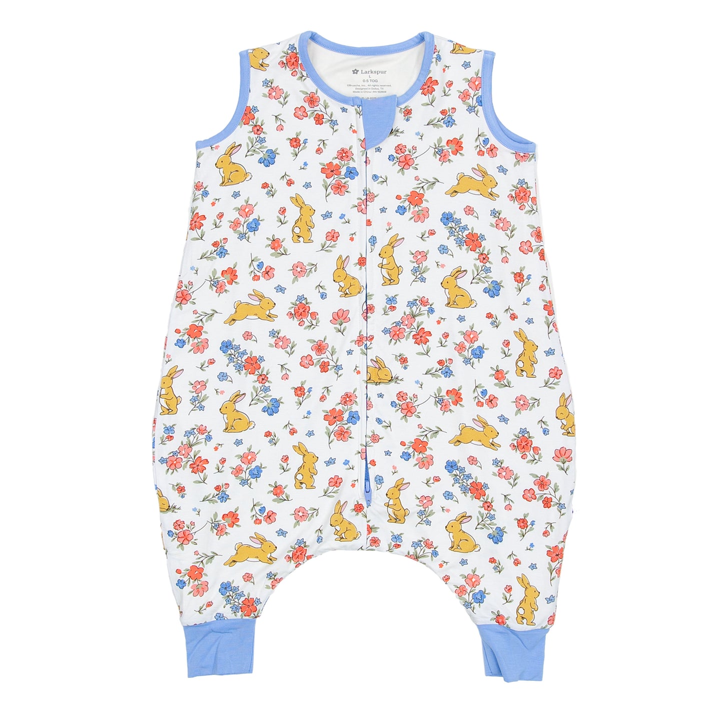Sleep Bag Walker in Summer Bloom Bunny 0.5 TOG