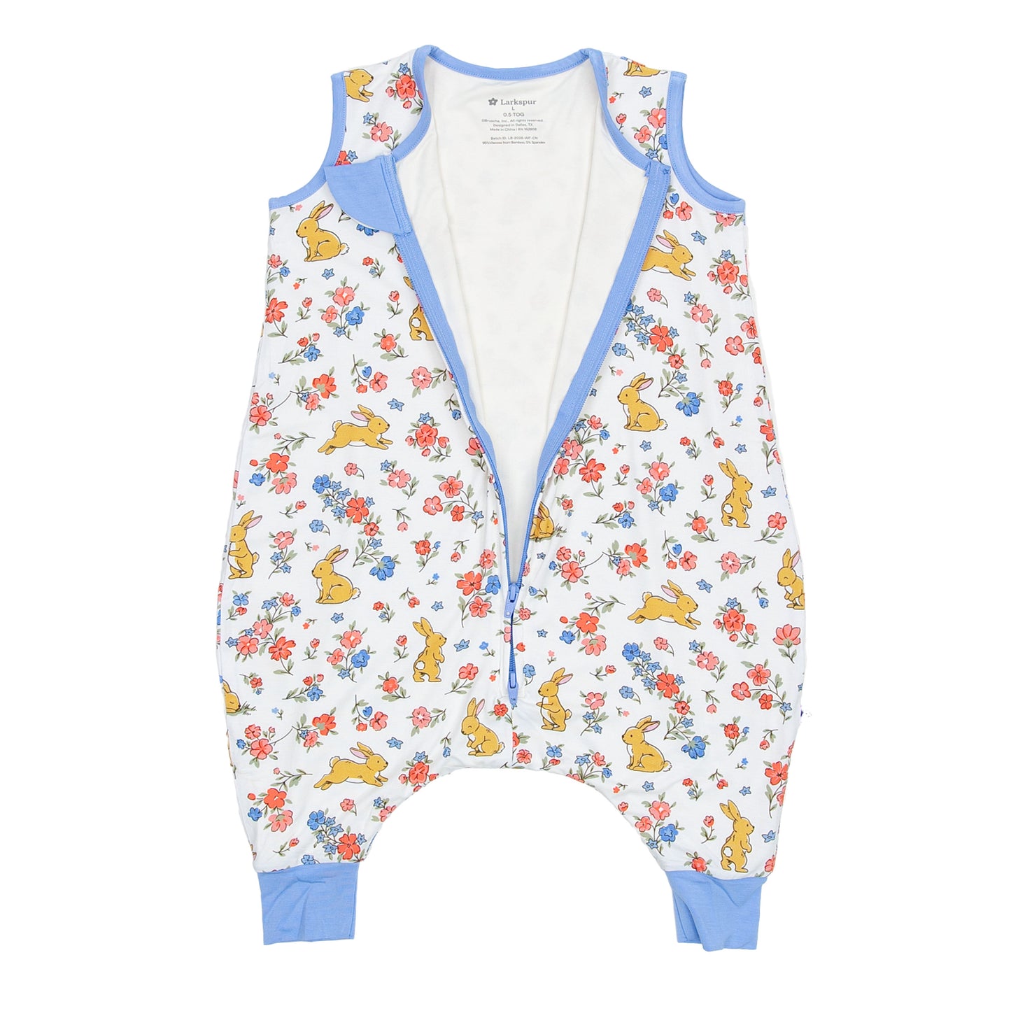 Sleep Bag Walker in Summer Bloom Bunny 0.5 TOG