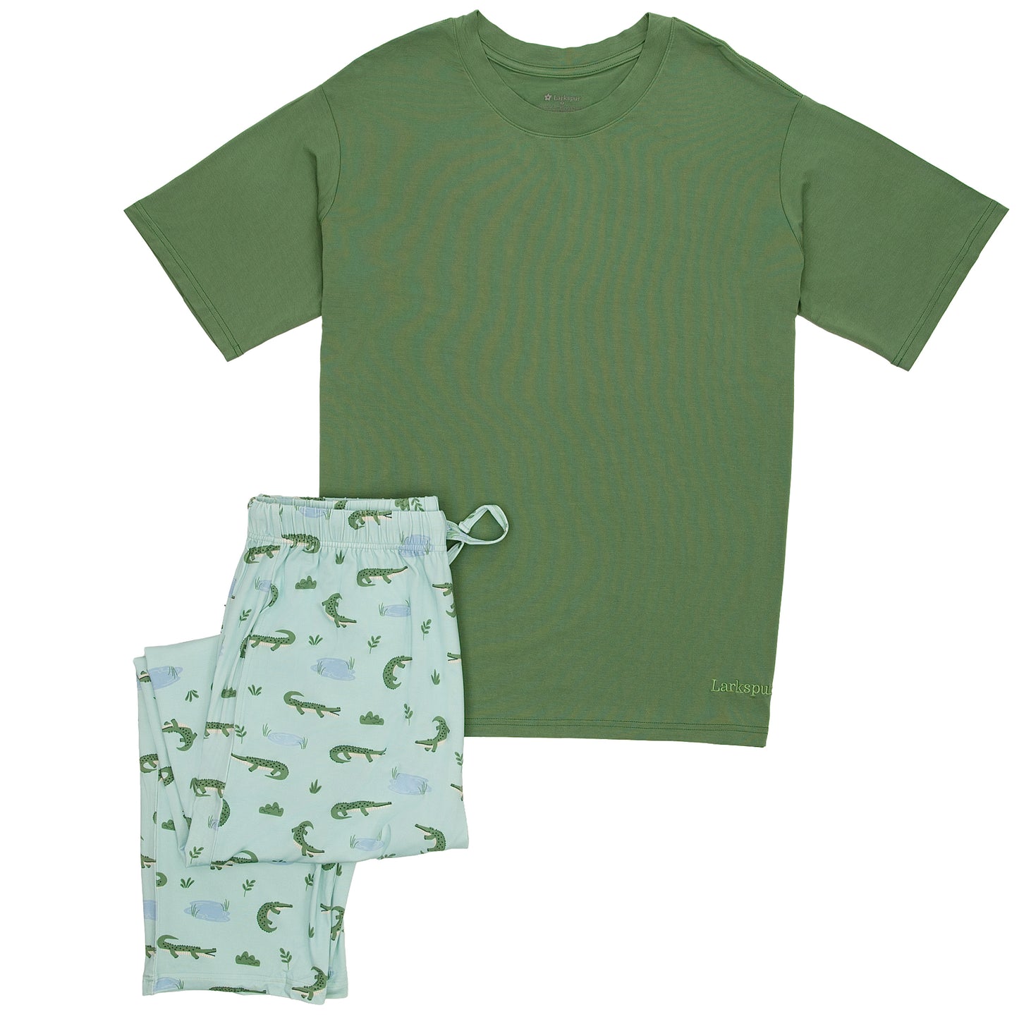 Men's Short Lounge Set in Croc and Roll